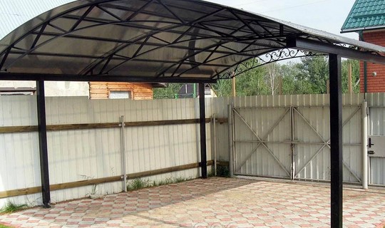 Заборы из металлопрофиля, металлоштакетник, козырьки, навесы, ворота, мебель в стиле лофт в Гомеле