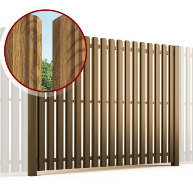 Изготовление забор Металлоштакетник в гомеле